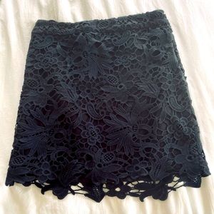 Banana Republic Mini Skirt Crotchet Detail